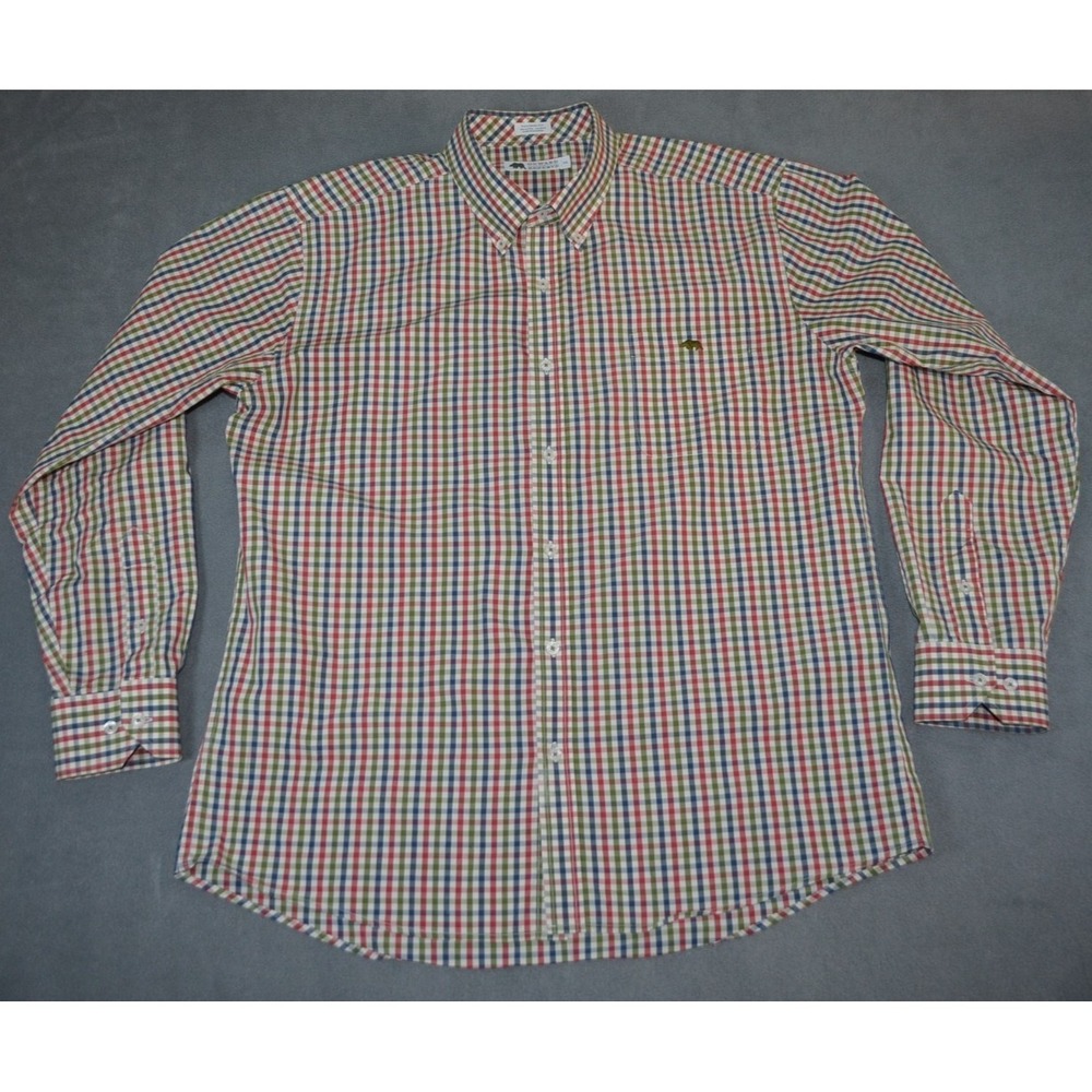 Onward Reserve Tailored Fit Button Down Shirt Gingham Check Mens 2XL